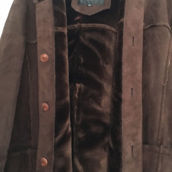 Hooded Suede cloth jacket size 12. - Picture 3 of 4